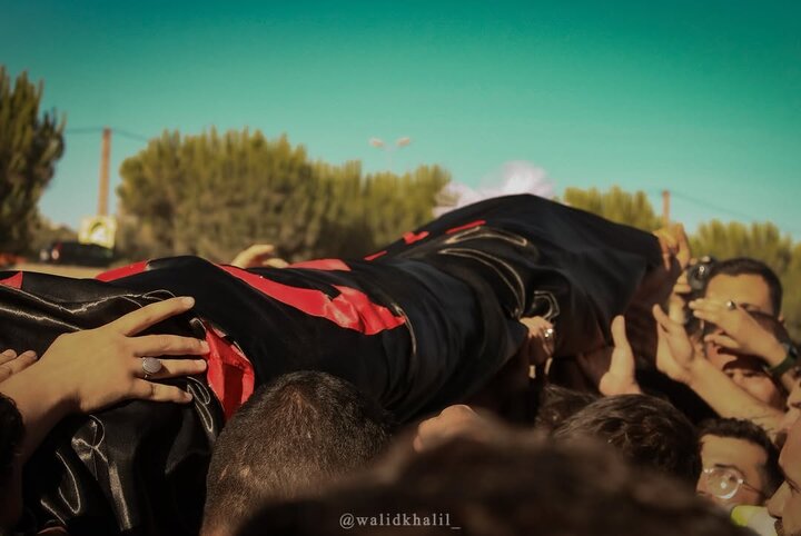 تشییع پیکر حسن محمد حمودي جمعة