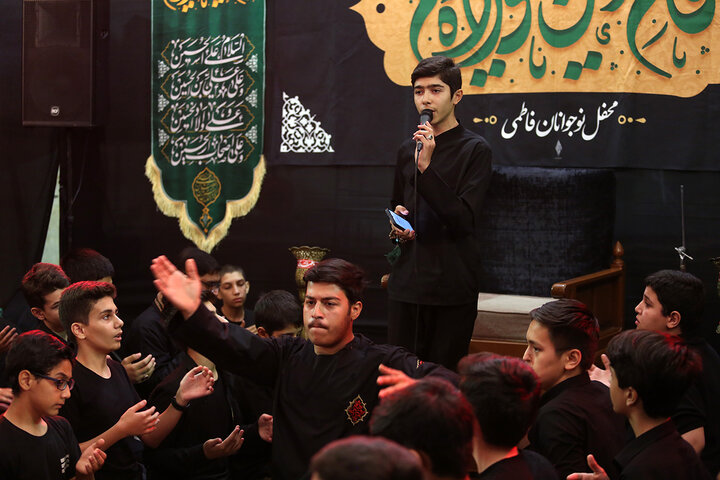 گزارش تصویری | عزاداری نوجوانان فاطمی در ماه محرم