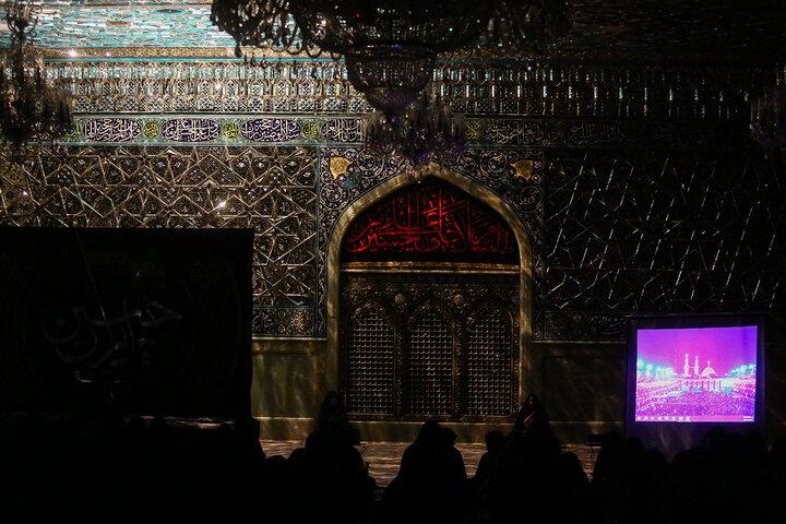 گزارش تصویری | برپایی خیمه عزای محرم هیئت معصومانه حرم بانوی کرامت