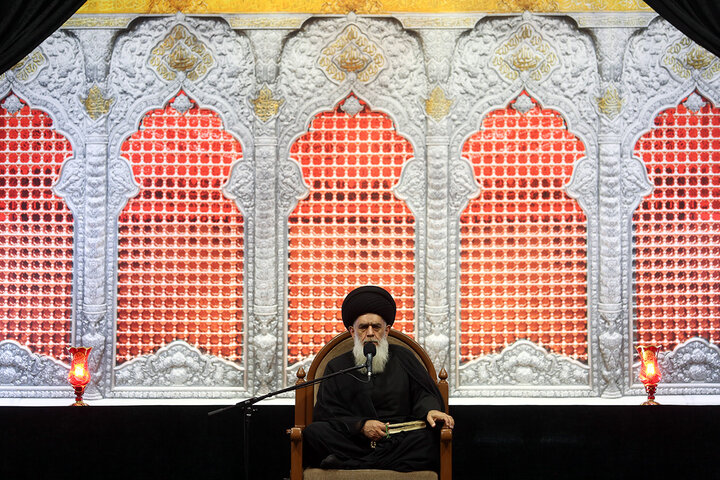 گزارش تصویری | مجلس عزاداری ظهر روز چهارم محرم در حرم حضرت معصومه (س)