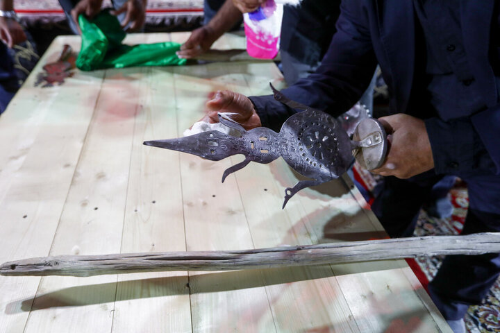 تقرير مصور/ مواكب حسينية تقيم مجالس عزاء في حرم الإمام الرضا (ع)