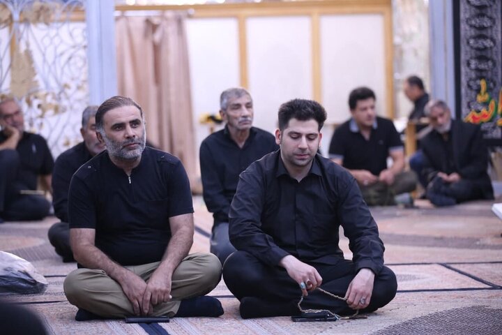تقرير مصور/ مجلس عزاء حسيني في حرم السيد "علاء الدين الحسين(ع)" بمدينة شيراز الإيرانية