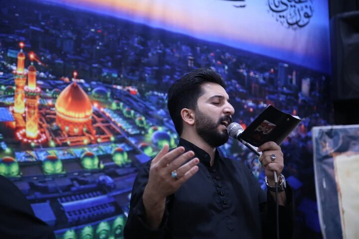 تقرير مصور/ مجلس عزاء حسيني في حرم السيد "علاء الدين الحسين(ع)" بمدينة شيراز الإيرانية