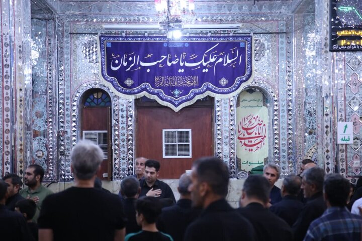 تقرير مصور/ مجلس عزاء حسيني في حرم السيد "علاء الدين الحسين(ع)" بمدينة شيراز الإيرانية