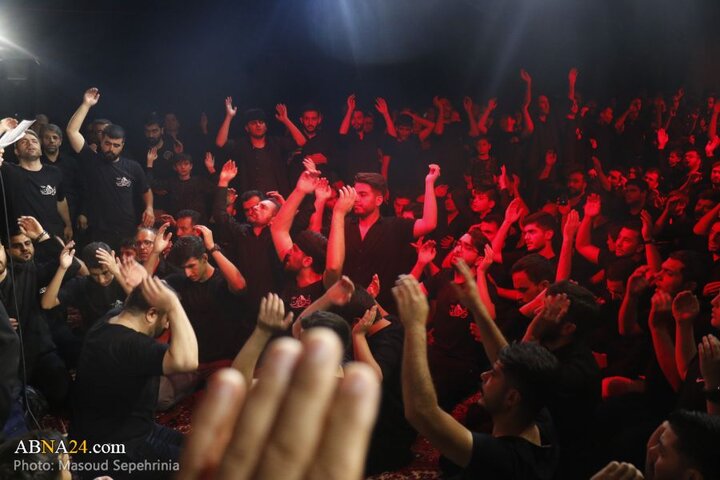 شب ششم محرم در هیئت عزاداران نور الحسین شهر تبریز