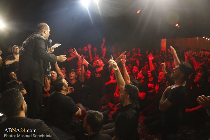شب ششم محرم در هیئت عزاداران نور الحسین شهر تبریز