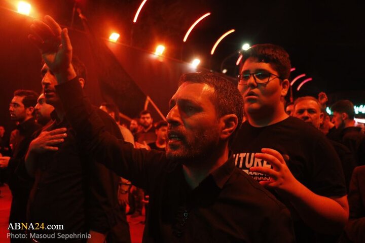 شب ششم محرم در هیئت عزاداران نور الحسین شهر تبریز