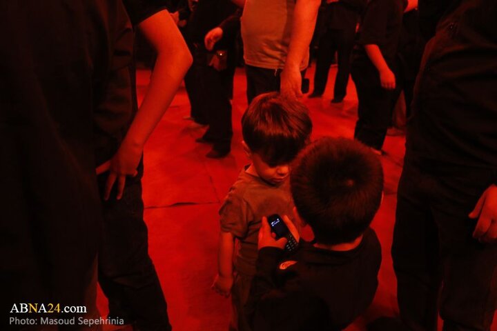 شب ششم محرم در هیئت عزاداران نور الحسین شهر تبریز
