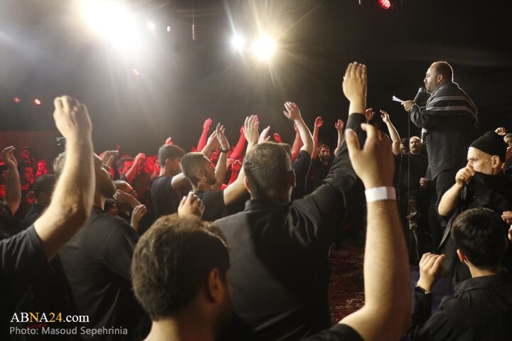 شب ششم محرم در هیئت عزاداران نور الحسین شهر تبریز