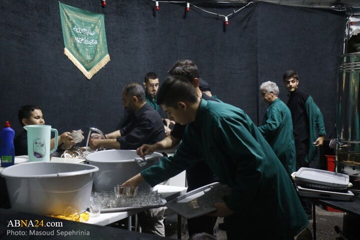 شب ششم محرم در هیئت عزاداران نور الحسین شهر تبریز