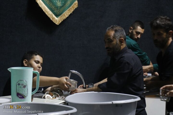 شب ششم محرم در هیئت عزاداران نور الحسین شهر تبریز