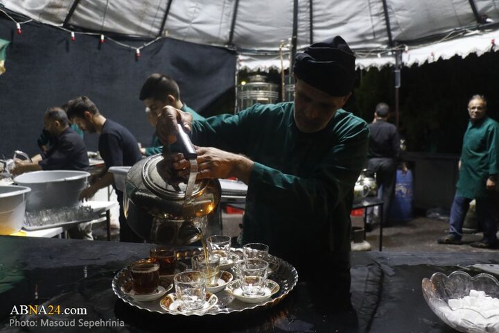 شب ششم محرم در هیئت عزاداران نور الحسین شهر تبریز