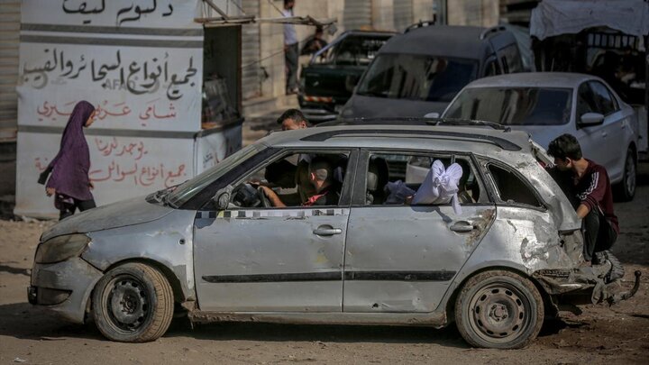 Informe fotográfico |  Continúan los crímenes de los militares sionistas en Gaza