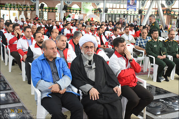 اجتماع بزرگ عزاداران حضرت علی‌ اکبر(ع) در گلزار شهدای رشت