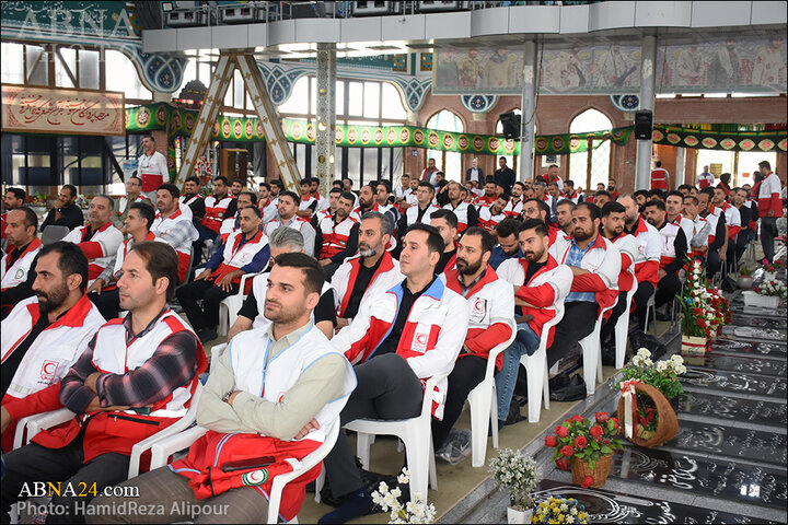 اجتماع بزرگ عزاداران حضرت علی‌ اکبر(ع) در گلزار شهدای رشت