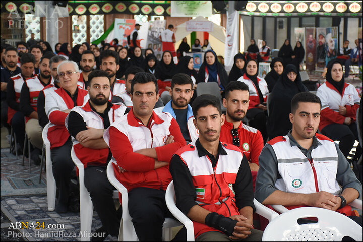 اجتماع بزرگ عزاداران حضرت علی‌ اکبر(ع) در گلزار شهدای رشت