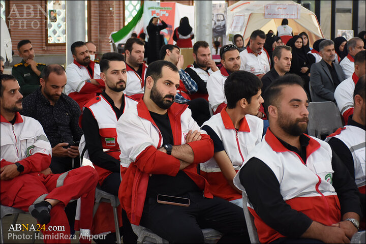 اجتماع بزرگ عزاداران حضرت علی‌ اکبر(ع) در گلزار شهدای رشت