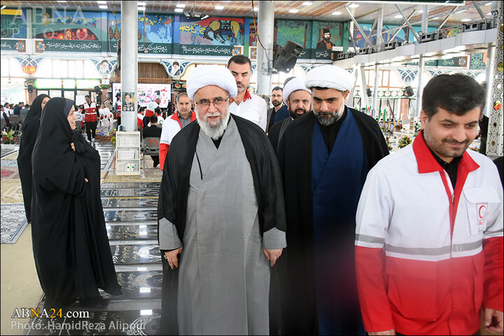 اجتماع بزرگ عزاداران حضرت علی‌ اکبر(ع) در گلزار شهدای رشت