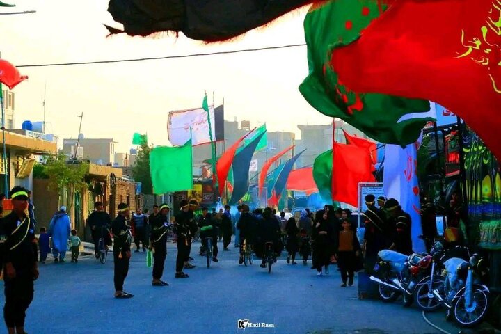 عکس خبری | شور حسینی در منطقه‌ی جبرئیل شهر هرات افغانستان