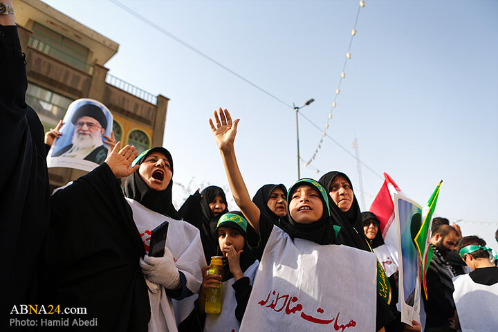 تجمع حمایت از مرجعیت شیعه با عنوان «عهد خون» در شهر قم