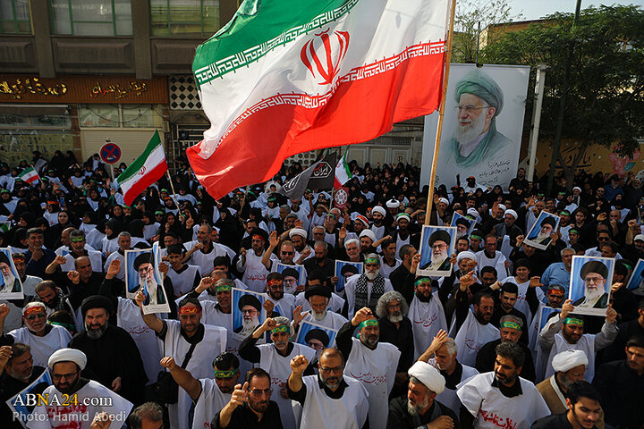 تجمع حمایت از مرجعیت شیعه با عنوان «عهد خون» در شهر قم