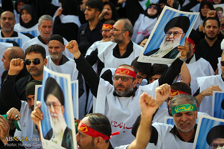 تجمع حمایت از مرجعیت شیعه با عنوان «عهد خون» در شهر قم