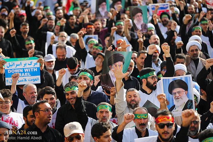 تجمع حمایت از مرجعیت شیعه با عنوان «عهد خون» در شهر قم