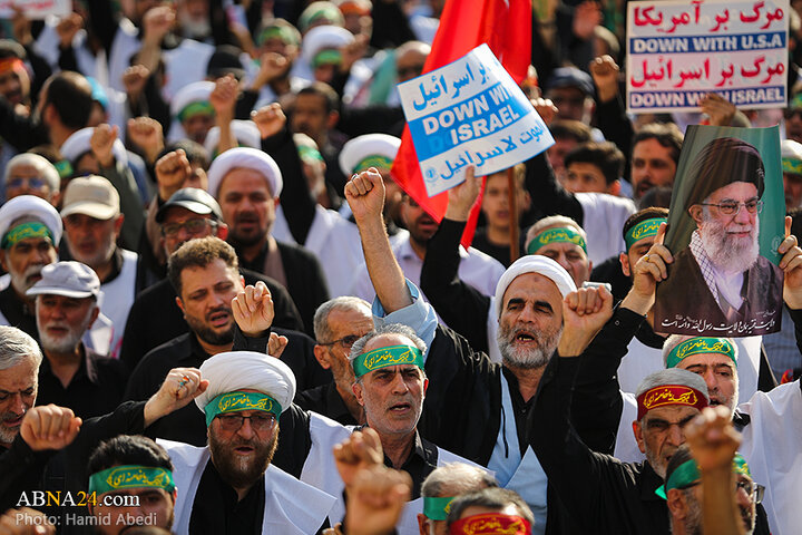 تجمع حمایت از مرجعیت شیعه با عنوان «عهد خون» در شهر قم