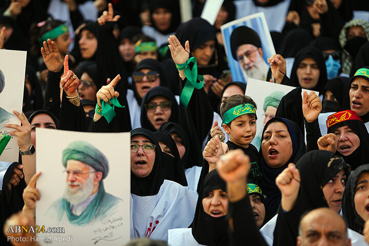 تجمع حمایت از مرجعیت شیعه با عنوان «عهد خون» در شهر قم