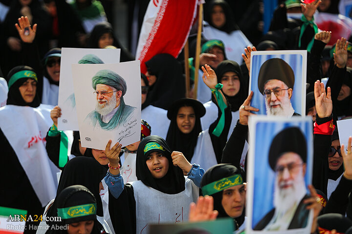 تجمع حمایت از مرجعیت شیعه با عنوان «عهد خون» در شهر قم