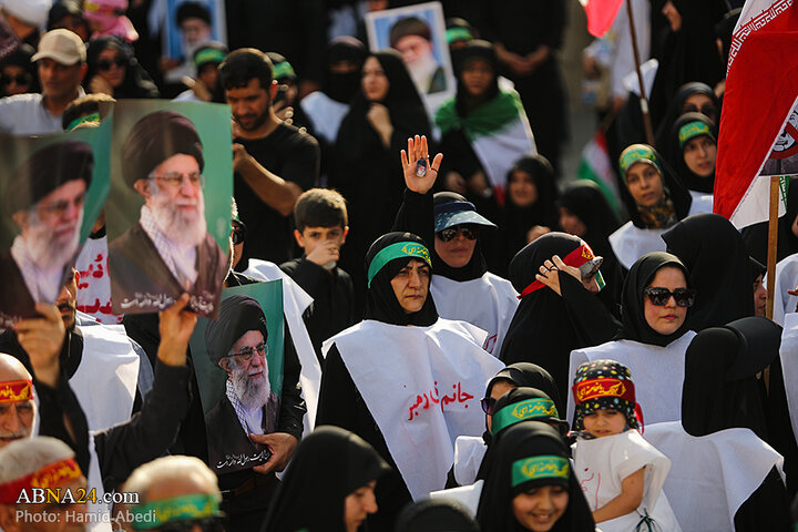 تجمع حمایت از مرجعیت شیعه با عنوان «عهد خون» در شهر قم