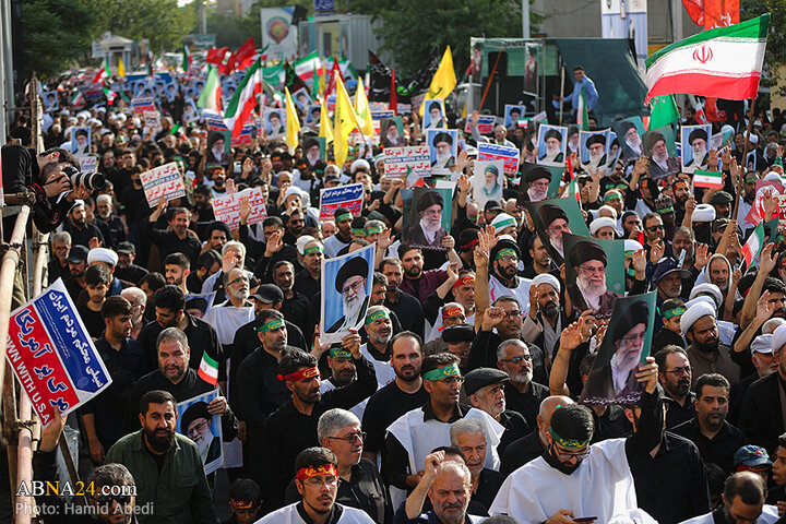 تجمع حمایت از مرجعیت شیعه با عنوان «عهد خون» در شهر قم