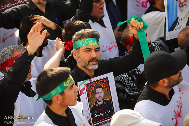 تجمع حمایت از مرجعیت شیعه با عنوان «عهد خون» در شهر قم