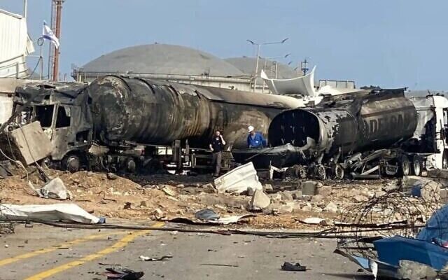 Haifa mayor calls for relocation of damaged Bazan oil refinery after Iranian missile strikes