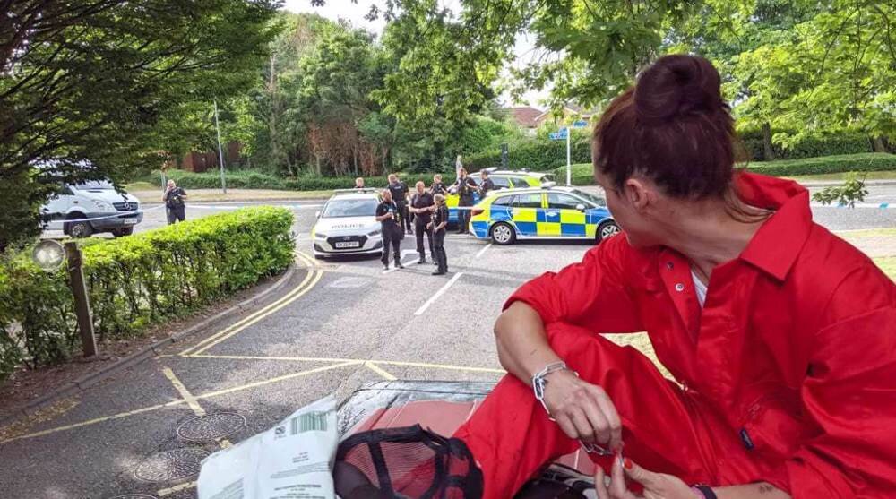 Palestine Action blocks Elbit Systems UK site in Bristol protest