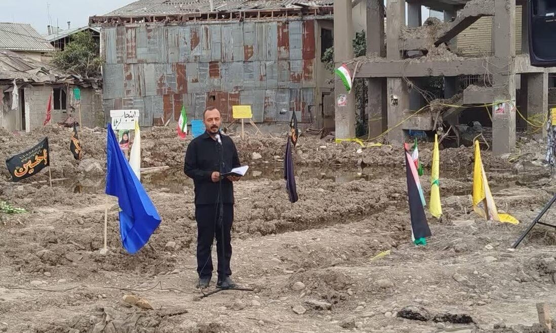 عصر شعر یادبود شهدای حمله رژیم صهیونیستی در آستانه اشرفیه برگزار شد