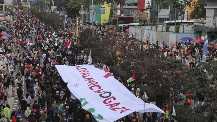 İNDOZEYİDAN FƏLƏSTİNƏ DƏSTƏK