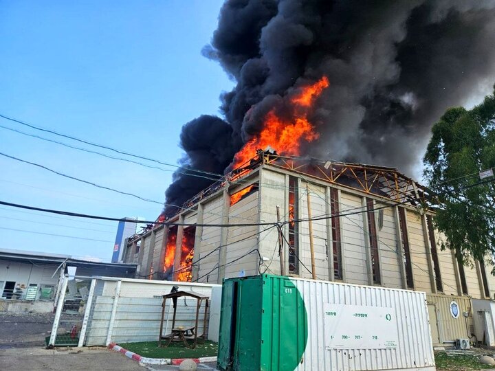 مقر محرمانه ارتش اسرائیل چگونه منهدم شد + ویدیو