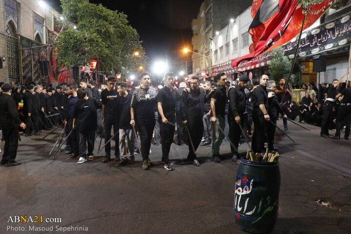 مراسم عزاداری حسینی «شاخسی واخسی» در محله کوچه باغ شهر تبریز