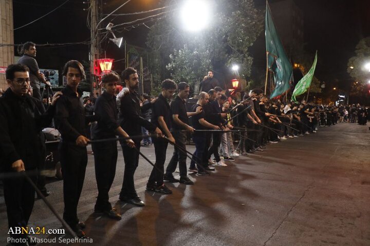 مراسم عزاداری حسینی «شاخسی واخسی» در محله کوچه باغ شهر تبریز