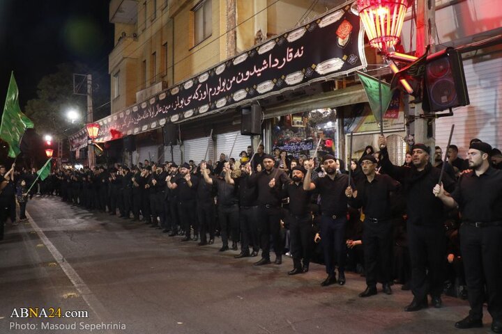 مراسم عزاداری حسینی «شاخسی واخسی» در محله کوچه باغ شهر تبریز