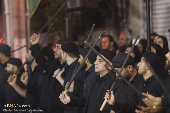 مراسم عزاداری حسینی «شاخسی واخسی» در محله کوچه باغ شهر تبریز