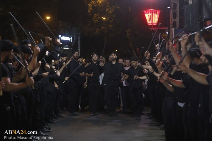 مراسم عزاداری حسینی «شاخسی واخسی» در محله کوچه باغ شهر تبریز