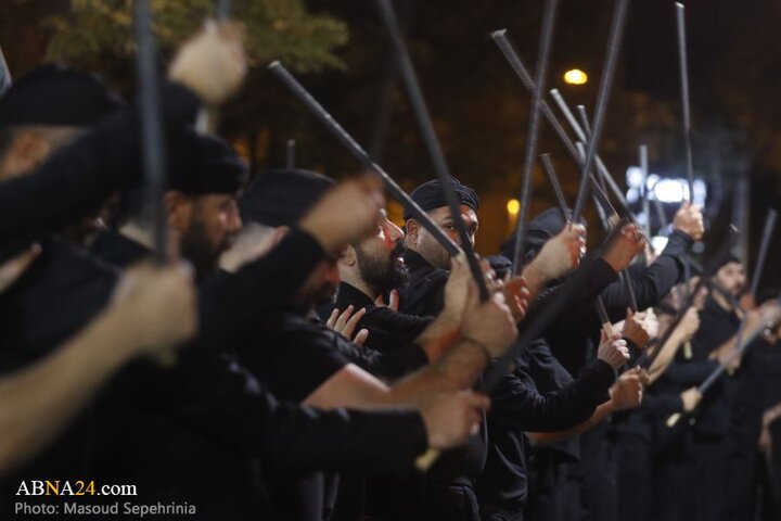 مراسم عزاداری حسینی «شاخسی واخسی» در محله کوچه باغ شهر تبریز