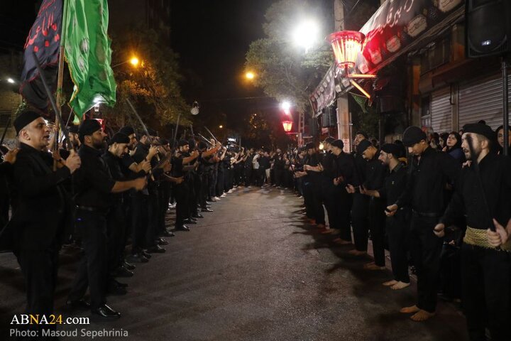 مراسم عزاداری حسینی «شاخسی واخسی» در محله کوچه باغ شهر تبریز