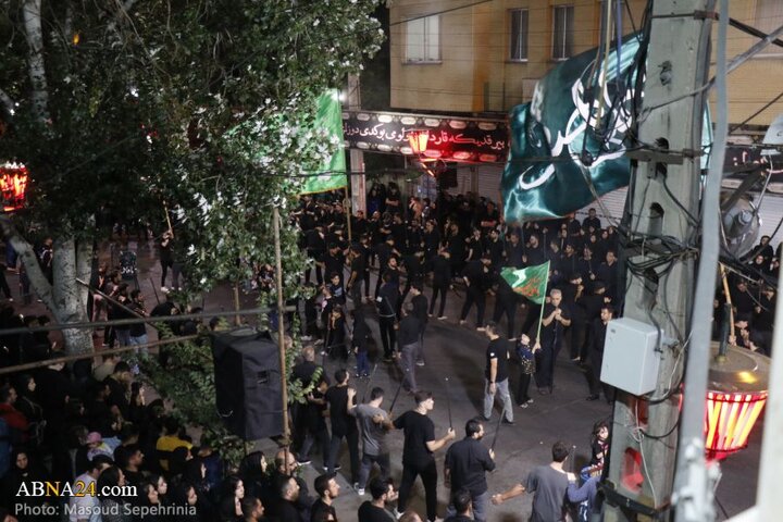 مراسم عزاداری حسینی «شاخسی واخسی» در محله کوچه باغ شهر تبریز