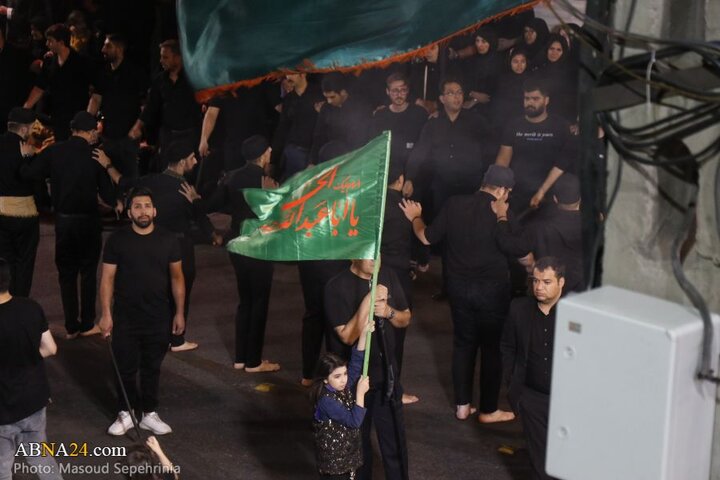 مراسم عزاداری حسینی «شاخسی واخسی» در محله کوچه باغ شهر تبریز