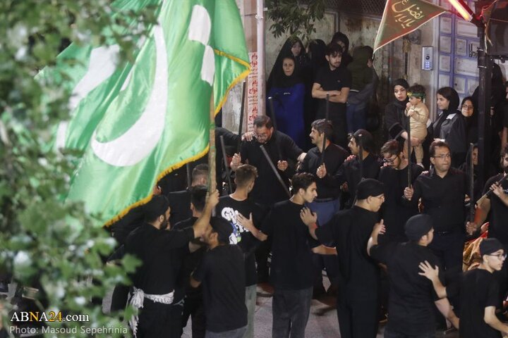 مراسم عزاداری حسینی «شاخسی واخسی» در محله کوچه باغ شهر تبریز