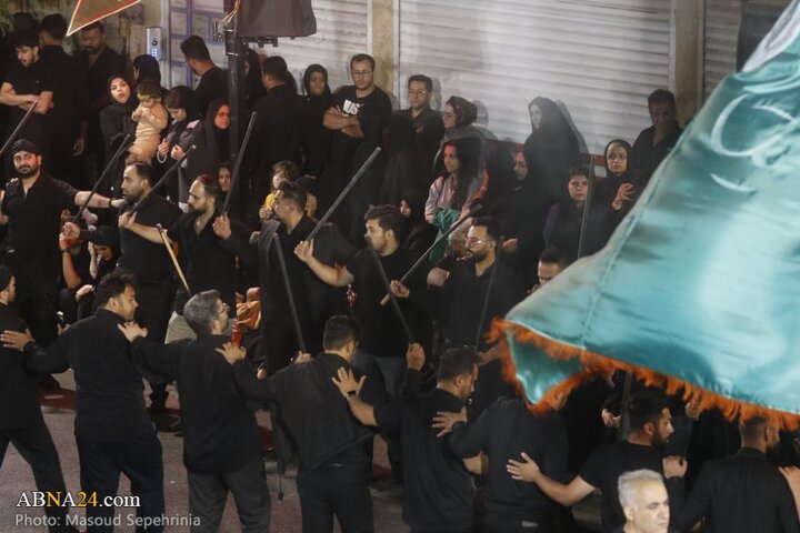 مراسم عزاداری حسینی «شاخسی واخسی» در محله کوچه باغ شهر تبریز