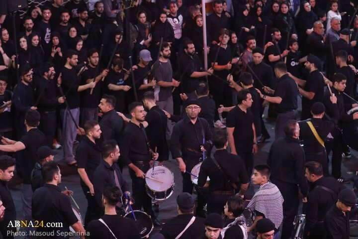 مراسم عزاداری حسینی «شاخسی واخسی» در محله کوچه باغ شهر تبریز